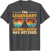 Cowbell Maker Retirement Party Decorations Retired Cowbell Maker Retirement T-Shirt - Dark Heather Grey