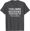 California Shirts Tuolumne Meadows, Yosemite Outdoor T-shirt T-Shirt - Dark Heather Grey