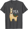 Llama Lover Ideas For Spanish Hispanic Mom Llama Mia Spanish Mom Mamá Mother’s Day Funny T-Shirt - Dark Heather Grey