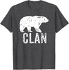 Bear Clan Founding Fathers Clothing Apparel Bear Clan Native American Pride Founding Fathers Tribe T-Shirt - Dark Heather Grey