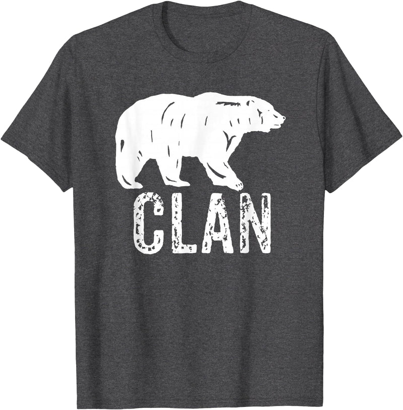 Bear Clan Founding Fathers Clothing Apparel Bear Clan Native American Pride Founding Fathers Tribe T-Shirt - Dark Heather Grey