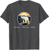 Polar Bear Shirts & Gifts Churchill Manitoba Canada Polar Bear Arctic T-Shirt - Dark Heather Grey