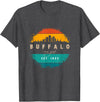 BASBO City of Buffalo New York T-Shirt - Dark Heather Grey