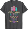 Is for Jesus Rabbit T-Shirt in Dark Heather Grey