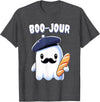 Boo Jour Ghost French Teacher Vintage Tee Boo Jour Ghost French Teacher Vintage Teacherlife Groovy T-Shirt - Dark Heather