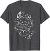Half Rage Half Hope Rage Resistance Rabbit Resist Sarcastic T-Shirt in Dark Heather Grey