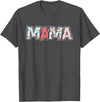 Retro Cherry Matching Family Tees Boho Cherry Mom Mama Halloween Costume T-Shirt - Dark Heather Grey