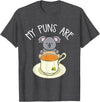 My Puns Are Koala Tea Koala Lover Gift T-Shirt - Dark Heather Grey