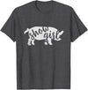 Pig Showing T-Shirts & Gifts Cute Show Girl Pig Shirt T-Shirt - Dark Heather Grey