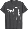 Horse Silhouette Graphic Art Today Horse Silhouette Graphic Art Design T-Shirt - Dark Heather Grey