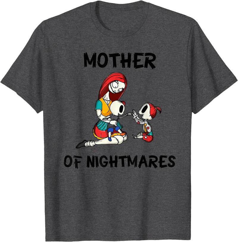 Mom Shirts Mother of Nightmares Graphic T-Shirt - Dark Heather Grey