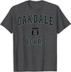 Official High School Fan Gear Oakdale High School Bears T-Shirt - Dark Heather Grey