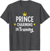 Prince Charming In Training Halloween Costume Prince Charming in Training Halloween T-Shirt - Dark Heather Grey