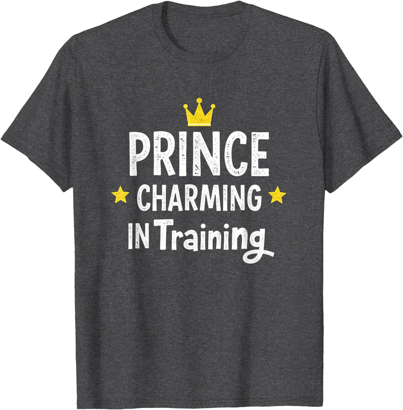 Prince Charming In Training Halloween Costume Prince Charming in Training Halloween T-Shirt - Dark Heather Grey