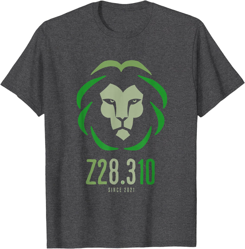 Liberty Styles Z28.310 Since 2021 Funny Lion T-Shirt - Dark Heather Grey