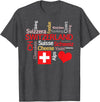 Simply Swiss Why I Love Switzerland T-Shirt - Dark Heather Grey