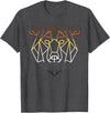 LGBT Pride Bear Flagge - Gay Bear Geschenk LGBTQ Bear Gay Pride Month - Geometric Bear T-Shirt - Dark Heather Grey