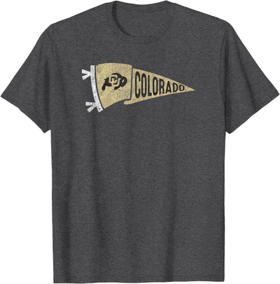 Cow Elite Authentics Colorado Buffaloes Pennant Vintage T-Shirt