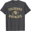 Elite Authentics Colorado Buffaloes Apparel Professor Officially Licensed T-Shirt - Dark Heather Grey