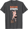 Pig Roast Pork Grilling Smoking BBQ Lover T Shirts Funny Pig Shirt Adult Humor Pig Stripping Bacon Lover TShirt T-Shirt - Dark Heather Grey