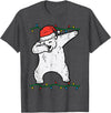Christmas Shirts Pajamas PJ Men Women Kids Gifts Dabbing Polar Bear Dab Xmas Christmas Boys Kids Girl Youth T-Shirt - Dark Heather Grey