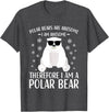 Polar Bears Accessories for Men Women & Kids Polar Bear Quote Cool Polar Bears Apparel for Kids T-Shirt - Dark Heather Grey