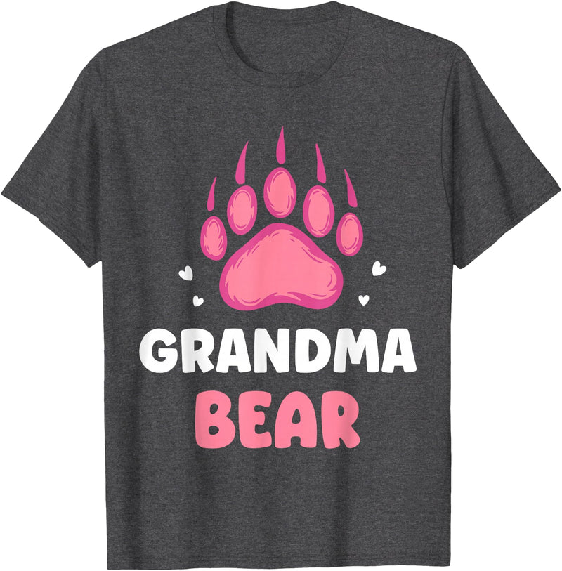 Humor Bears Costume Wild Bear Granny Grandma Bear Animal Lover Pun Bears Bear Grandmother Nan T-Shirt - Dark Heather Grey