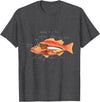 Anatomy of Fish T-Shirt - Dark Heather Grey