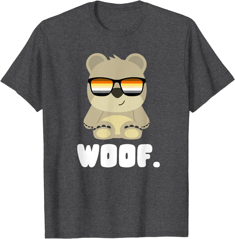 LGBT Bear Community Woof - CSD Bears Gay T-Shirt - Dark Heather Grey