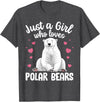 Polar Bear Gift Polar Bear Accessories & Stuff Best Polar Bear Design For Men Women Arctic Polar Bear Lover T-Shirt - Dark Heather Grey