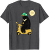 scooter bear tees Scooter Bear black bear T-shirt / taiwan bear shirt sun bear T-Shirt - Dark Heather Grey