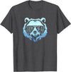 grandma Grizzly in sunglasses Grandma Bear in Sunglasses Reflection Vintage Graphic T-Shirt - Dark Heather Grey
