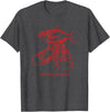 Oddly Specific Apparel Well if the shoe fish, wear it Shoe Fish Cursed Y2K T-Shirt - Dark Heather Grey