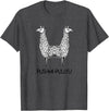 Pushmi-Pullyu Llama Funny Alpaca Llama Style, Pushmi-Pullyu Yoga T-Shirt - Dark Heather Grey