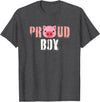 Funny Gay Leather Lover Men's Oink Pig Play Gay Daddy & Pig Boy Bear Gay Fetish LGBTQ Pride T-Shirt - Dark Heather Grey