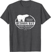 Port Stevens P.S.75 Design Hudson Bay Polar Bear Ontario Canada T-Shirt - Dark Heather Grey