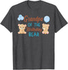 Family Birthday Bear Gifts Grandpa of The Birthday Boy Bear 1st Birthday Party Boy T-Shirt - Dark Heather Grey