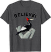Birdwatching Gifts for Birders Endangered Ivory-Billed Woodpecker T-Shirt - Dark Heather Grey