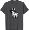 Emo Llama Tees Cute Emo Llama Kawaii Kids Boys Girls T-Shirt - Dark Heather Grey