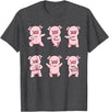 Pig Lovers Gifts Pig Gifts for Pig Lovers Women Pig Shirt Women Men Kids Pig T-Shirt - Dark Heather Grey