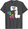 VepaDesigns Cinco De Mayo Shirt Mexican Gift Llama Id Hit That Pinata Mexican Funny Cinco de Mayo Gift T-Shirt - Dark Heather Grey