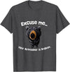Z Generation TEES Funny Bear Excuse Me Your Birdfeeder Is Broken T-Shirt - Dark Heather Grey
