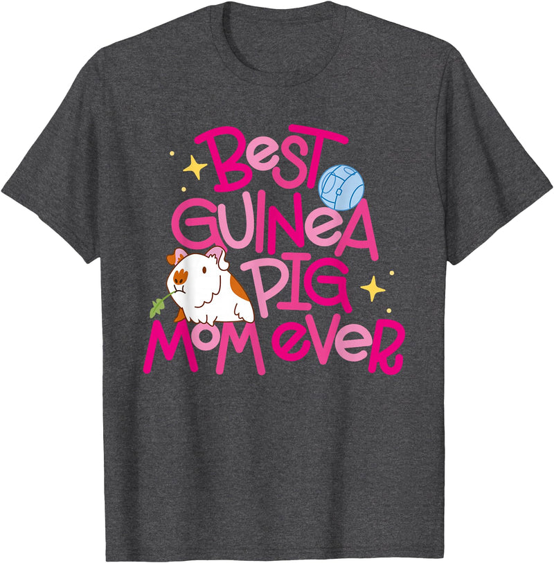 Miller Sye Best Guinea Pig Mom Ever T-Shirt - Dark Heather Grey