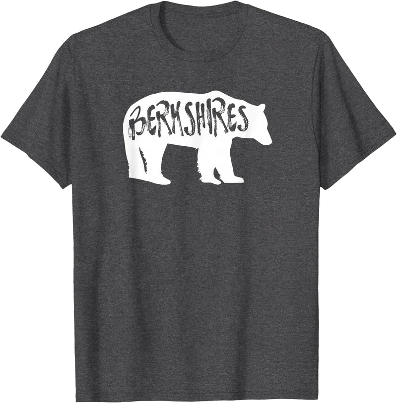 Esskay Designs Berkshires Massachusetts Tees Berkshires Bear T-Shirt - Dark Heather Grey