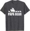 Papa Bear 5 Kids TShirt Papa Bear 5 Cubs Shirt Papa Bear 5 Cubs Shirt Daddy Bear 5 Kids TShirt Papa 5 Kids T-Shirt - Dark Heather Grey