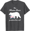 Transgender Child Mama Bear LGBT Mama Bear Protects Her Cub Transgender LGBT Trans Pride T-Shirt - Dark Heather Grey
