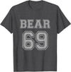BearWoof Cool Gay Bear Pride Bear 69 T-Shirt - Dark Heather Grey