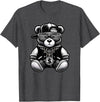 Teddy Bear Hip Hop Lovers Men Women & Kids Funny Hip Hop Teddy Bear 90s Graffiti Art Rap Lover Gangsta T-Shirt - Dark Heather Grey