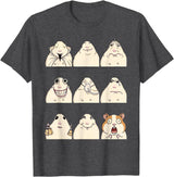 Hamster Reaction Meme Kids Boys Girls Men and Women T-Shirt - Dark Heather Grey