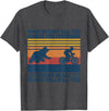 What Doesn't Kill You Makes You Stronger Except Bears T-Shirt - Dark Heather Grey